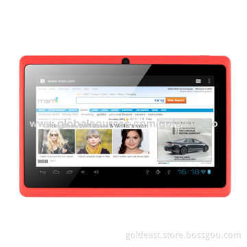 7-inch Capacitive Touch Screen MID, 800x480P/High-quality Boxchip A23 ARM Cortex A7 1.5GHz Dual-core